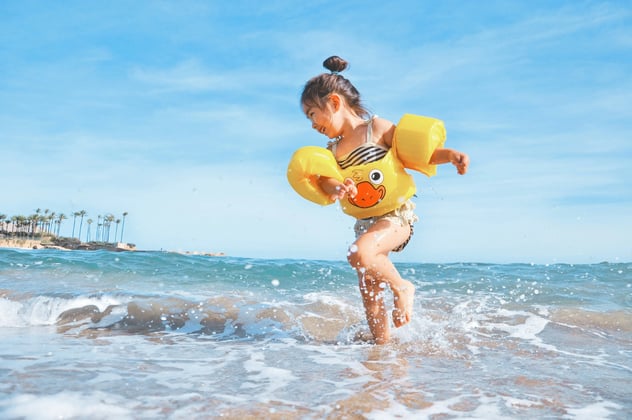 Toddler on the beach